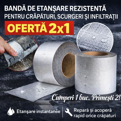 Bandă pentru crapaturi, scurgeri si infiltratii (1+1 GRATIS)