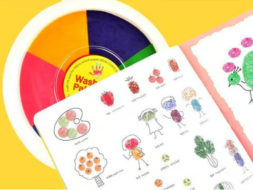 Trusa De Pictură si Carte Pentru Copii - KIDART