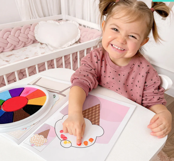 Trusa De Pictură si Carte Pentru Copii - KIDART