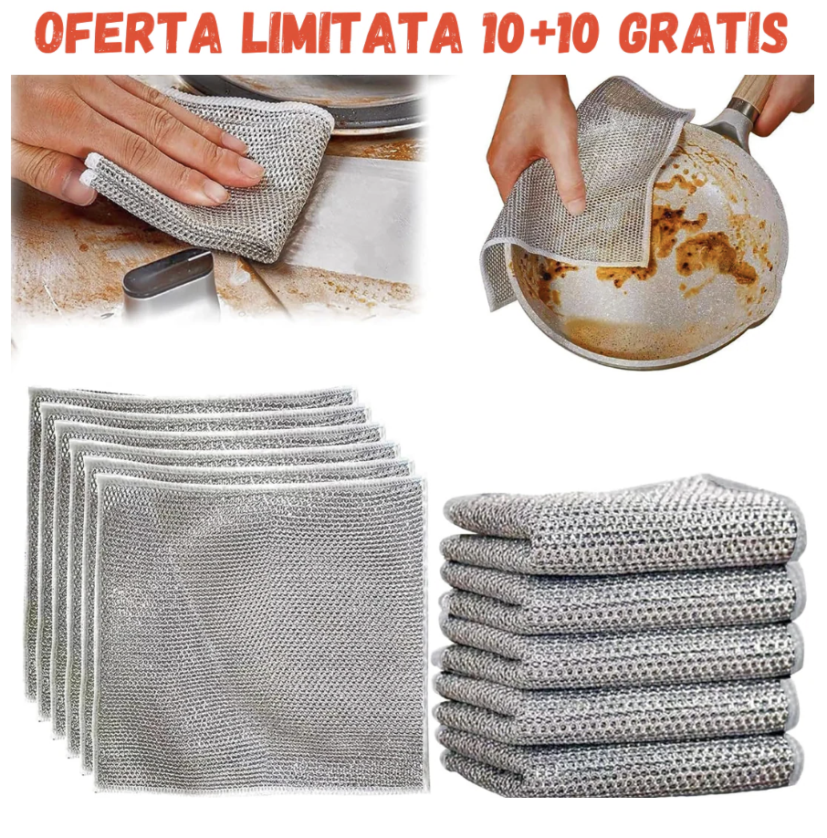 Set 10 Lavete Abrazive  + 10 GRATIS