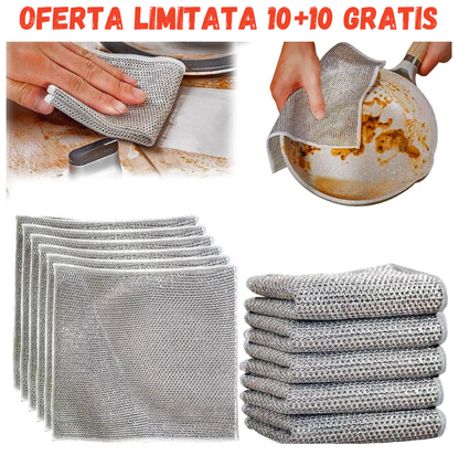 Set 10 Lavete Abrazive  + 10 GRATIS
