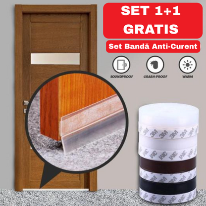 Set Banda Anti-Curent pentru Usi si Ferestre (1+1 GRATIS)