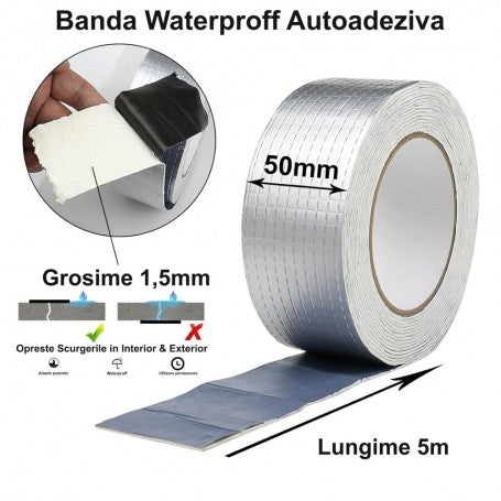 Bandă pentru crapaturi, scurgeri si infiltratii (1+1 GRATIS)