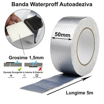 Bandă pentru crapaturi, scurgeri si infiltratii (1+1 GRATIS)