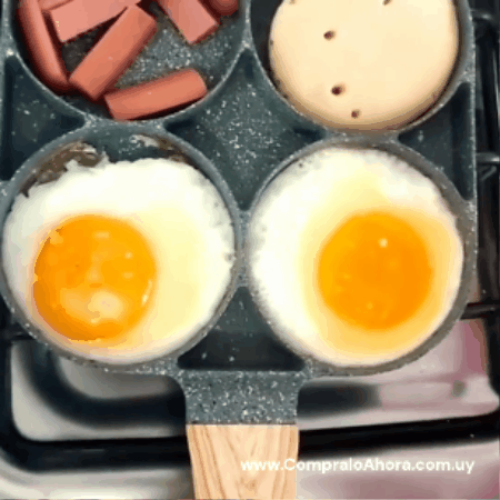 Tigaie cu 4 găuri suprafață ANTIADERENTA